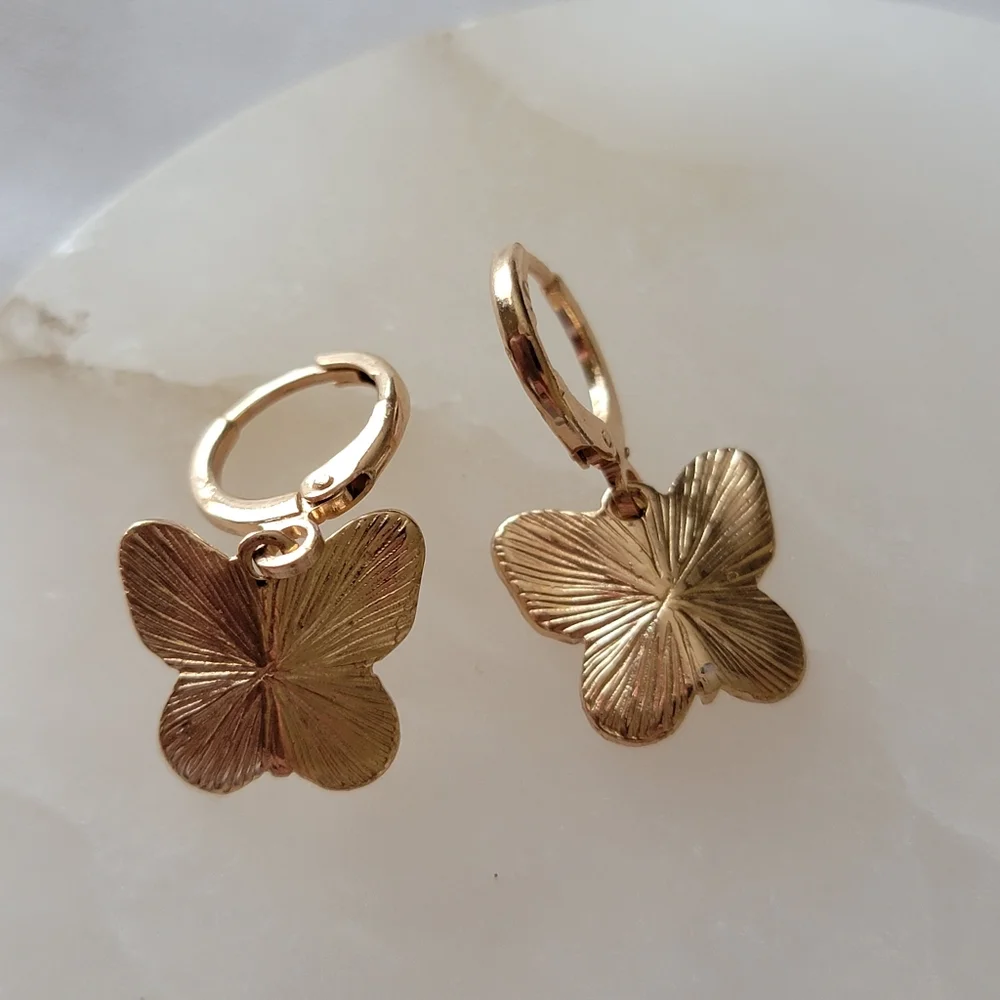 Butterfly Charm Earrings